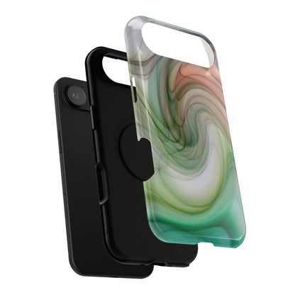 Impact-Resistant Phone Case – Marble Flow
