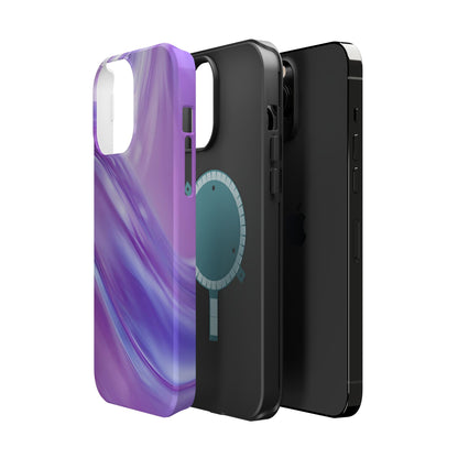 Wireless-Charging Compatible Case – Lavender Wave