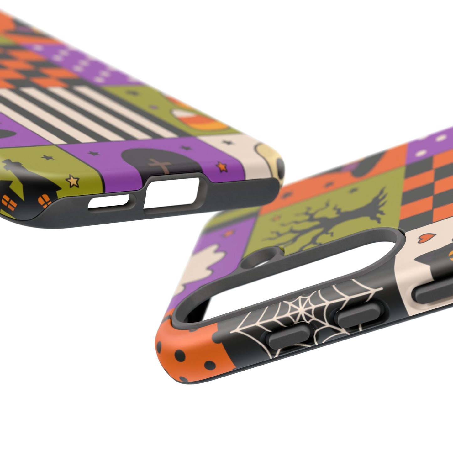 Protective Phone Case – Spooky Patchwork