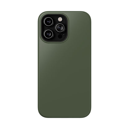 Impact-Resistant Phone Case — Military Green Protective Shockproof Cover