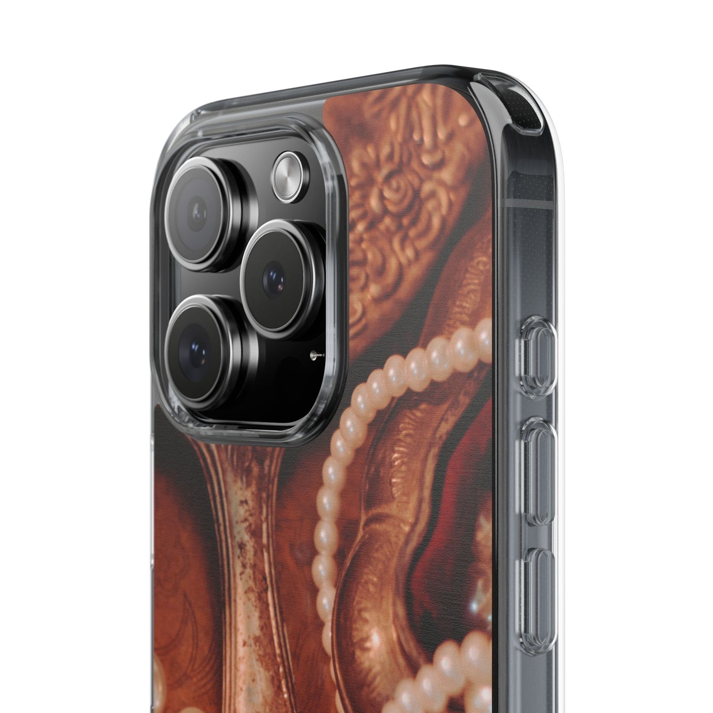 Clear Phone Case – Bronze Vanity