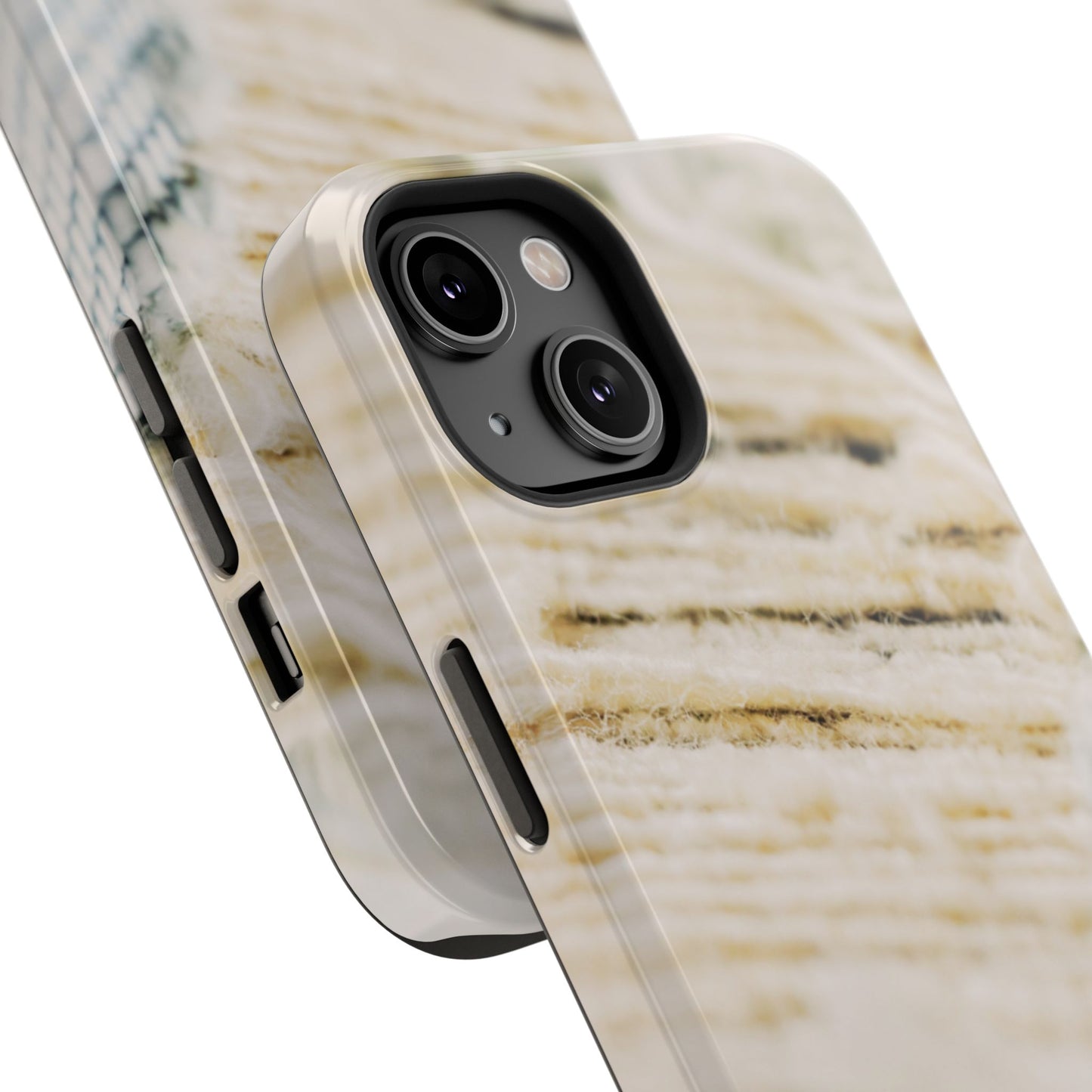 Impact-Resistant Phone Case – Woven Warmth