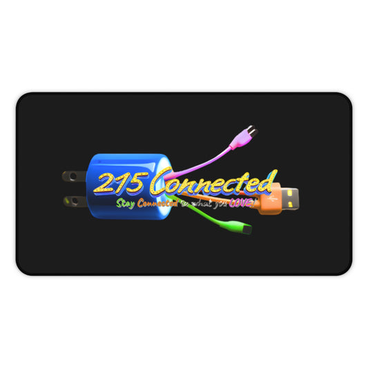 Neoprene Desk Mat – Smooth Non-Slip Surface with 215 Connected Official Logo