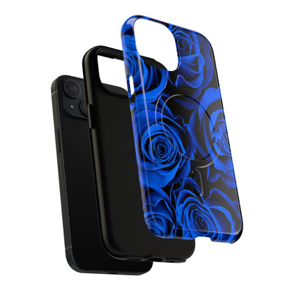 Protective Magnetic Phone Case – Midnight Bloom
