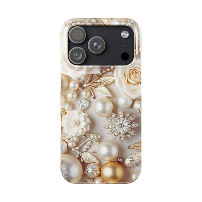Slim Phone Case – Ivory Opulence