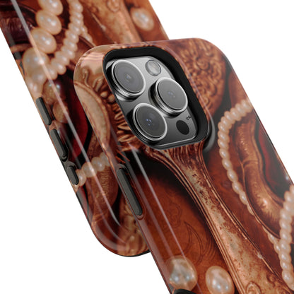 Wireless-Charging Compatible Case – Bronze Vanity