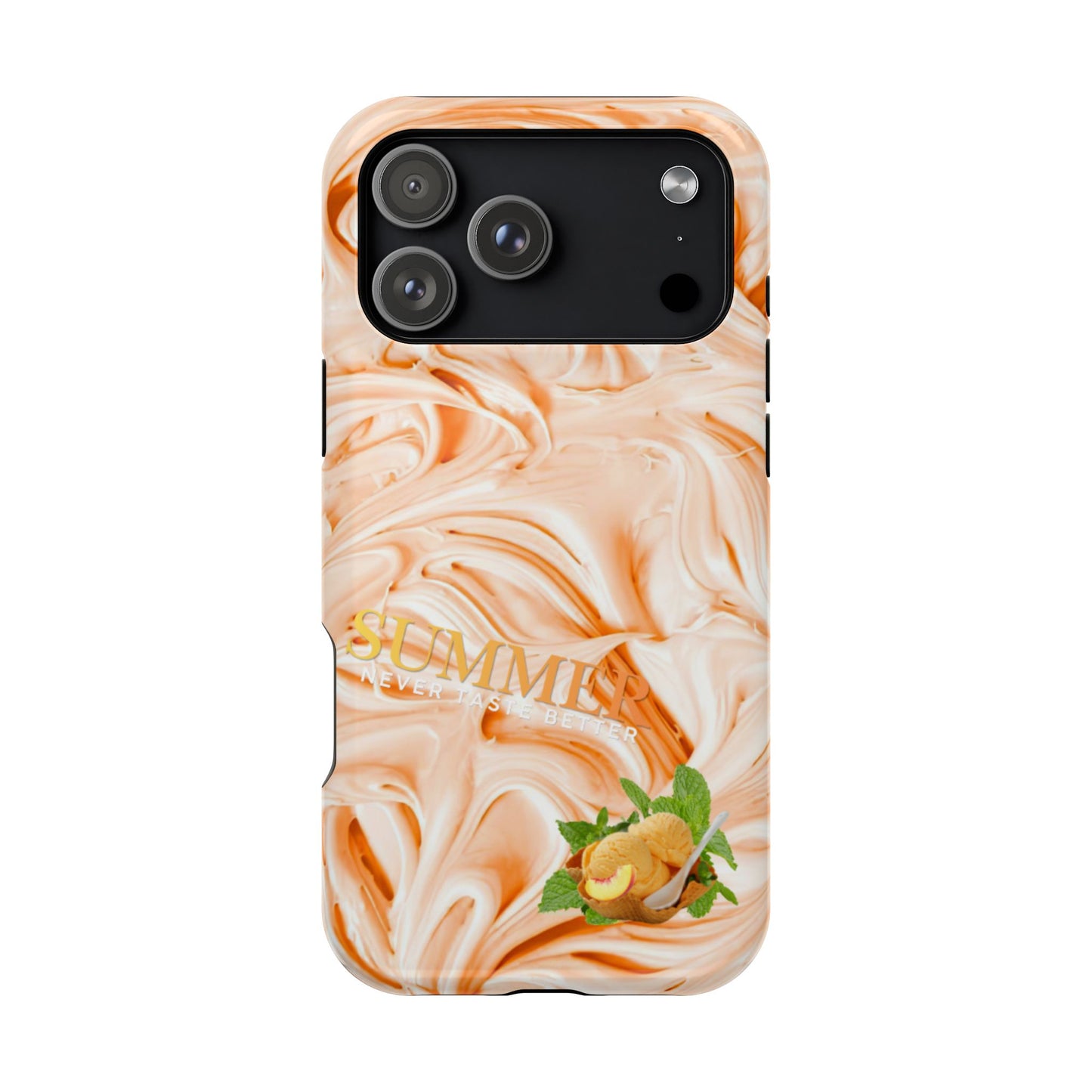Impact-Resistant Phone Case – Peach Sorbet