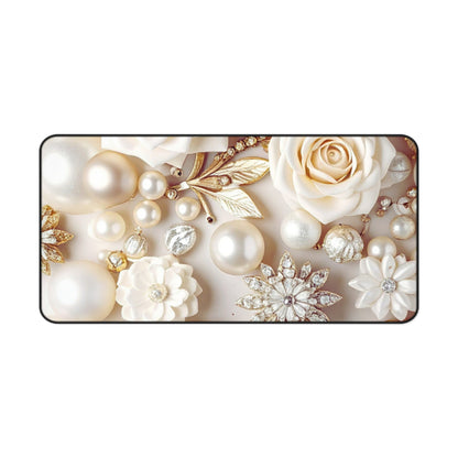Desk Mat – Ivory Opulence