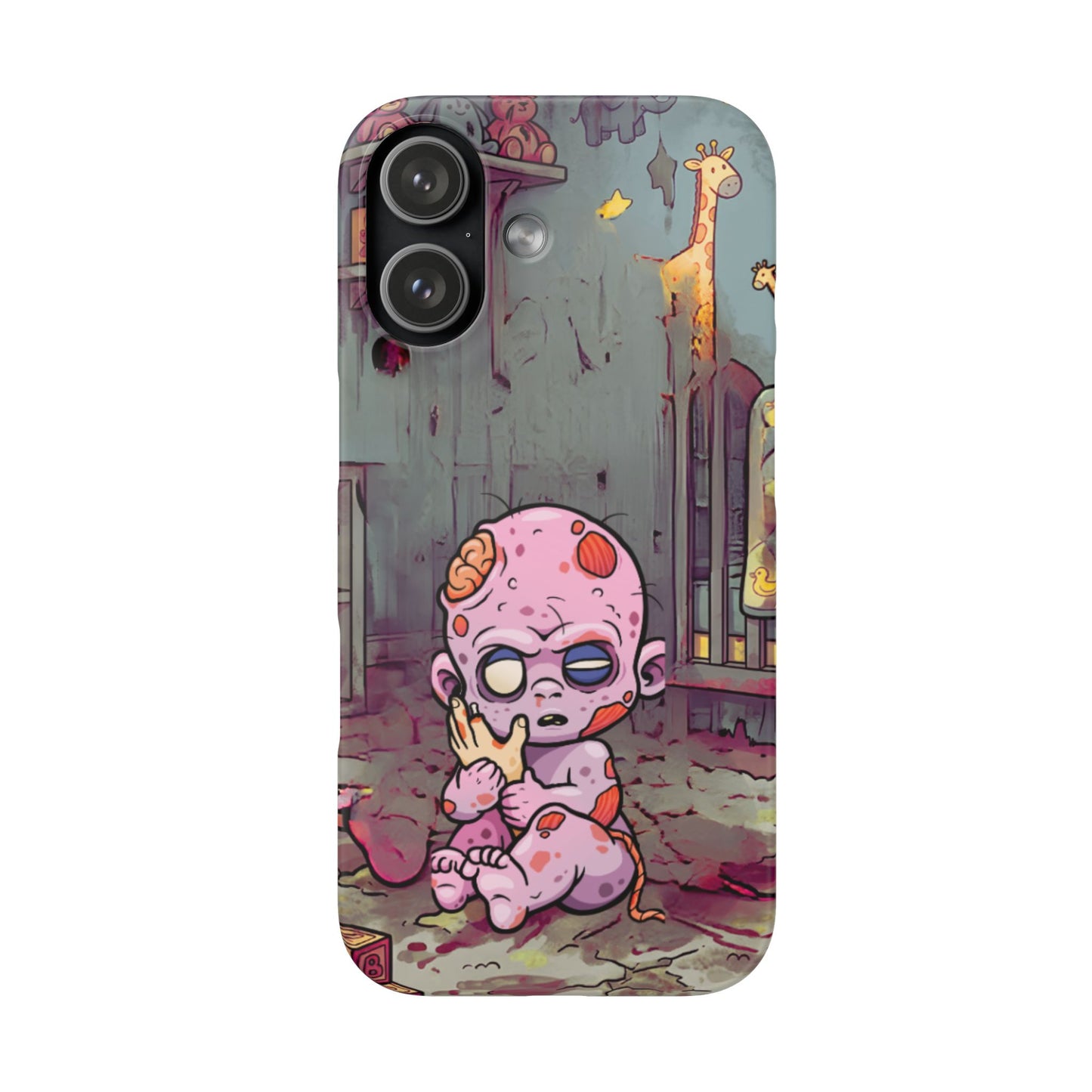 Phone Case — Creepy Cute Zombie Baby Nursery Design