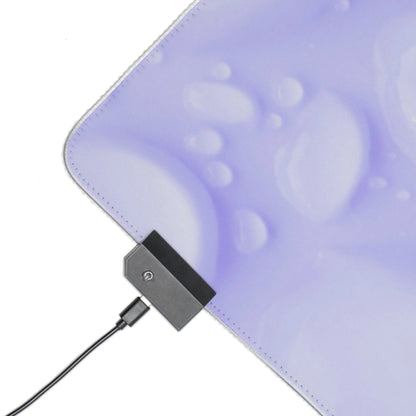 Gaming LED Desk Mat – Lilac Dew