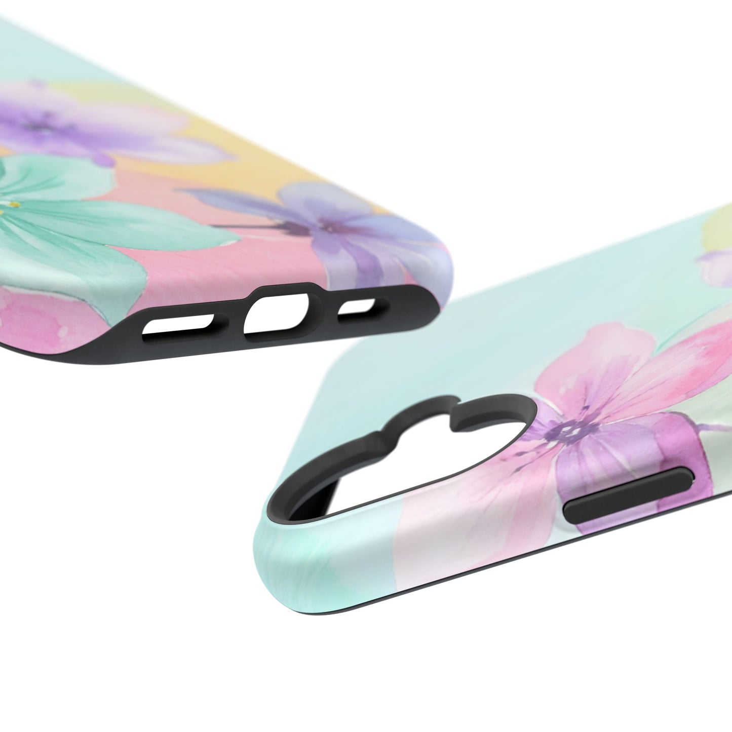 Impact-Resistant Phone Case – Water Petal