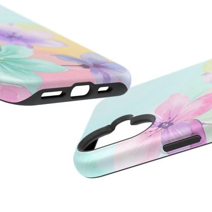 Impact-Resistant Phone Case – Water Petal
