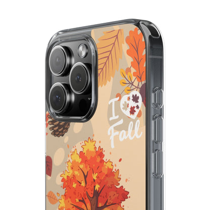 Clear Phone Case – Fall in Love