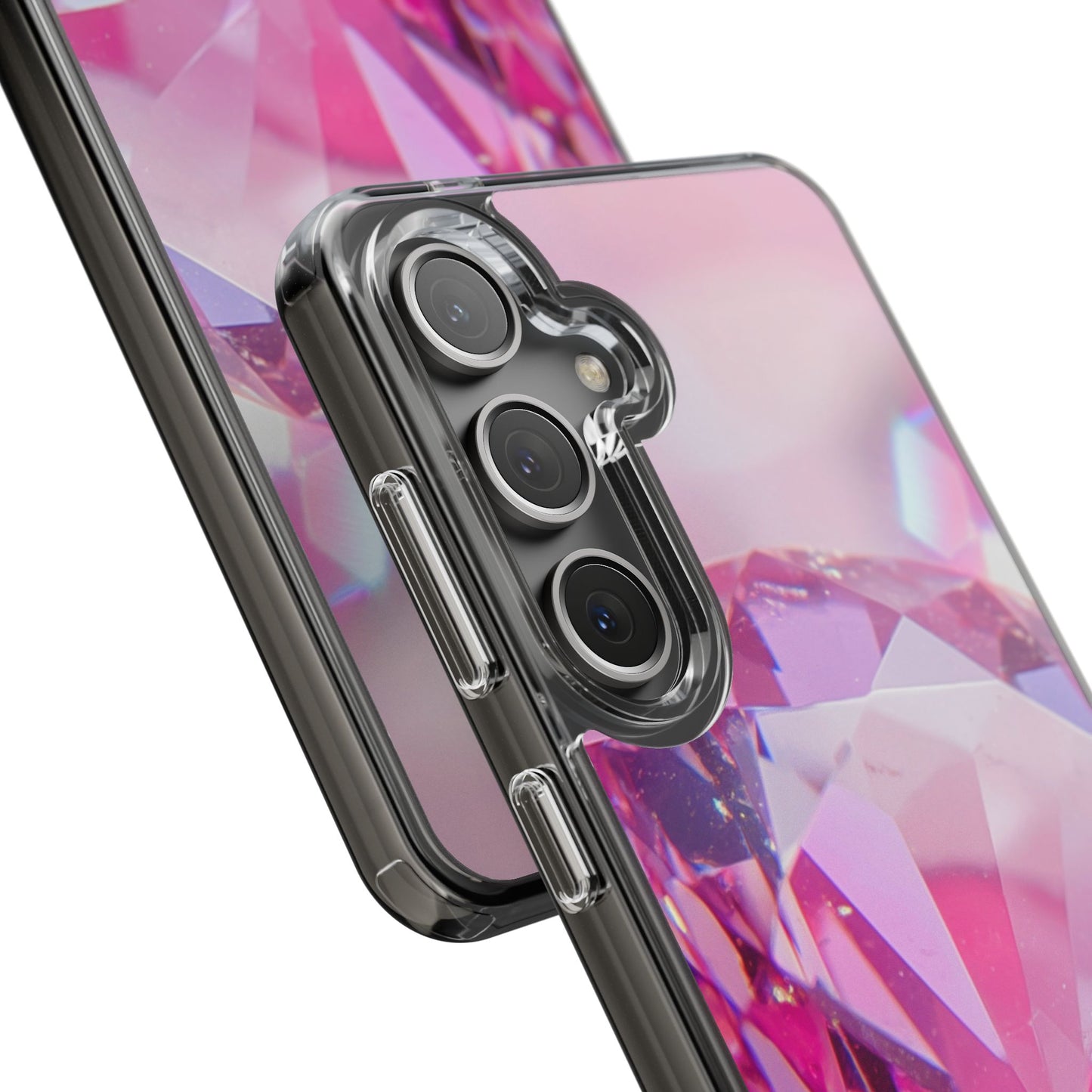 Clear Phone Case – Pink Ice