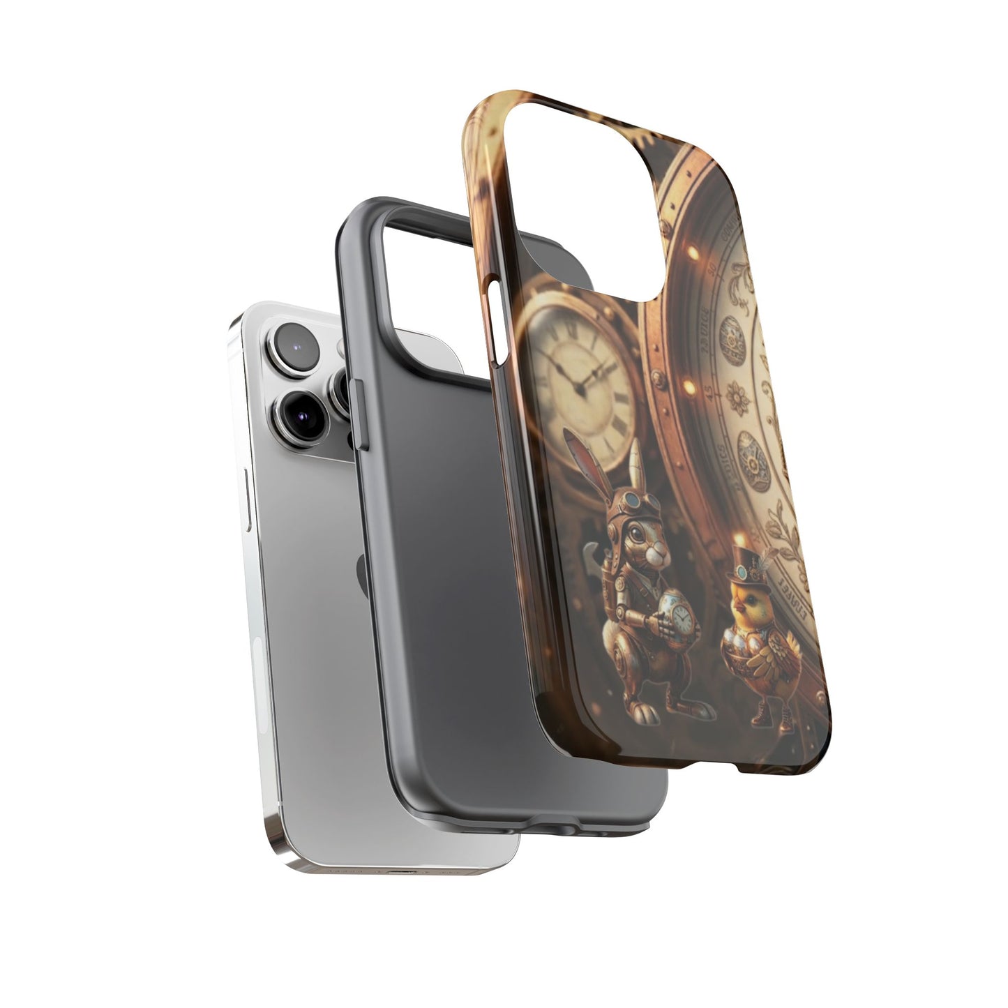 Protective Phone Case – Clockwork Cottontail