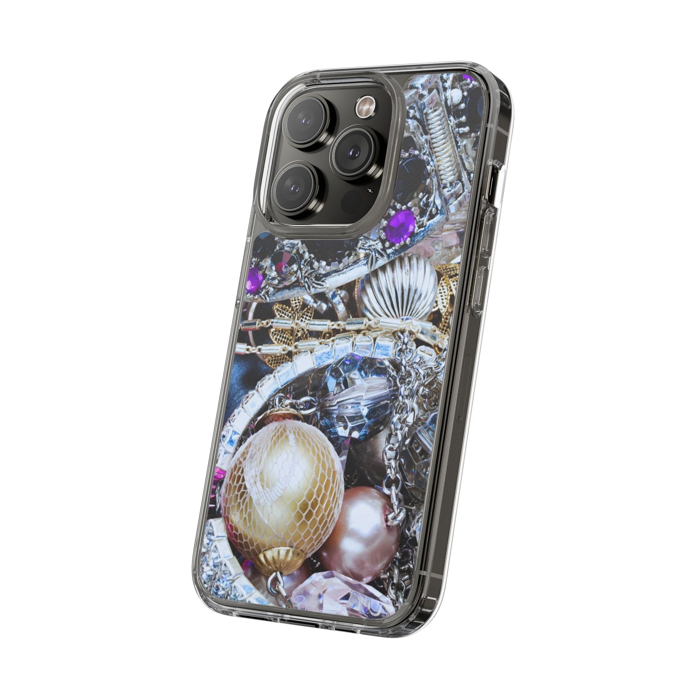Clear Phone Case – Chrome Jewel