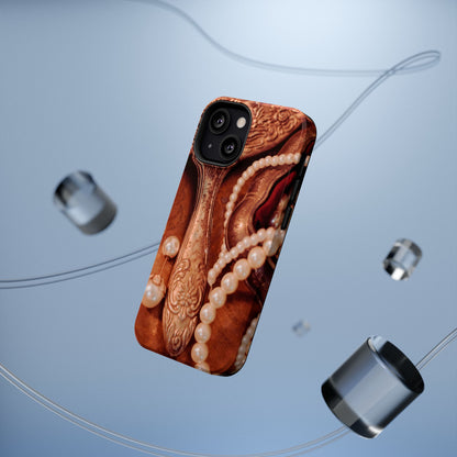 Impact-Resistant Phone Case – Bronze Vanity