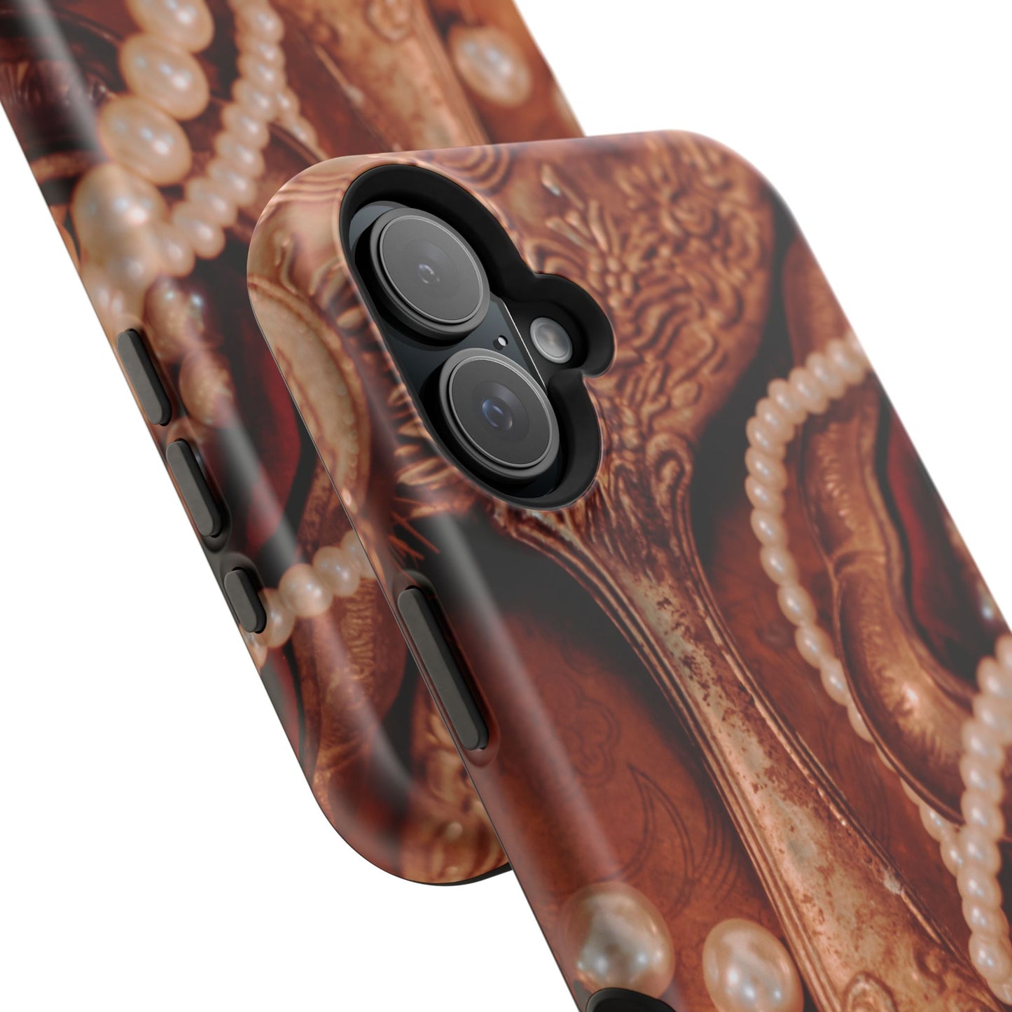 Wireless-Charging Compatible Case – Bronze Vanity