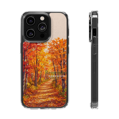 Clear Magnetic Phone Case – Autumn Remembered