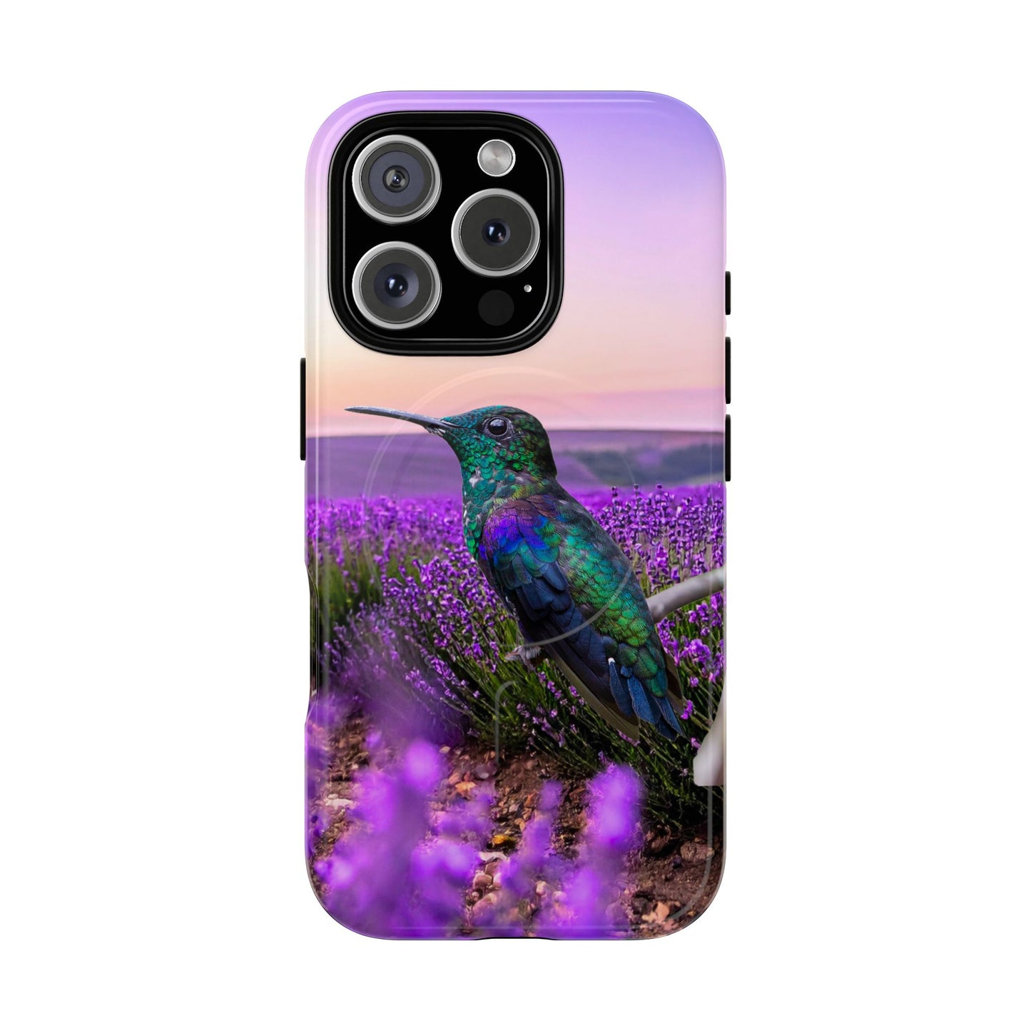 Protective Magnetic Phone Case – Hummingbird Reverie