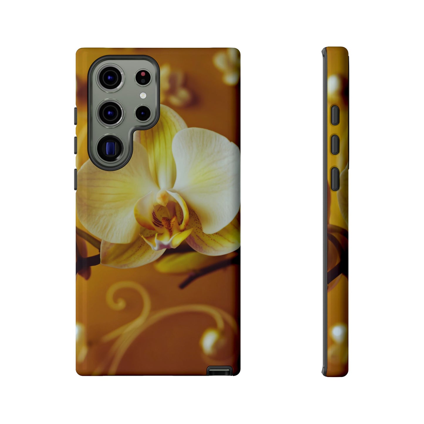 Protective Phone Case – Amber Orchid