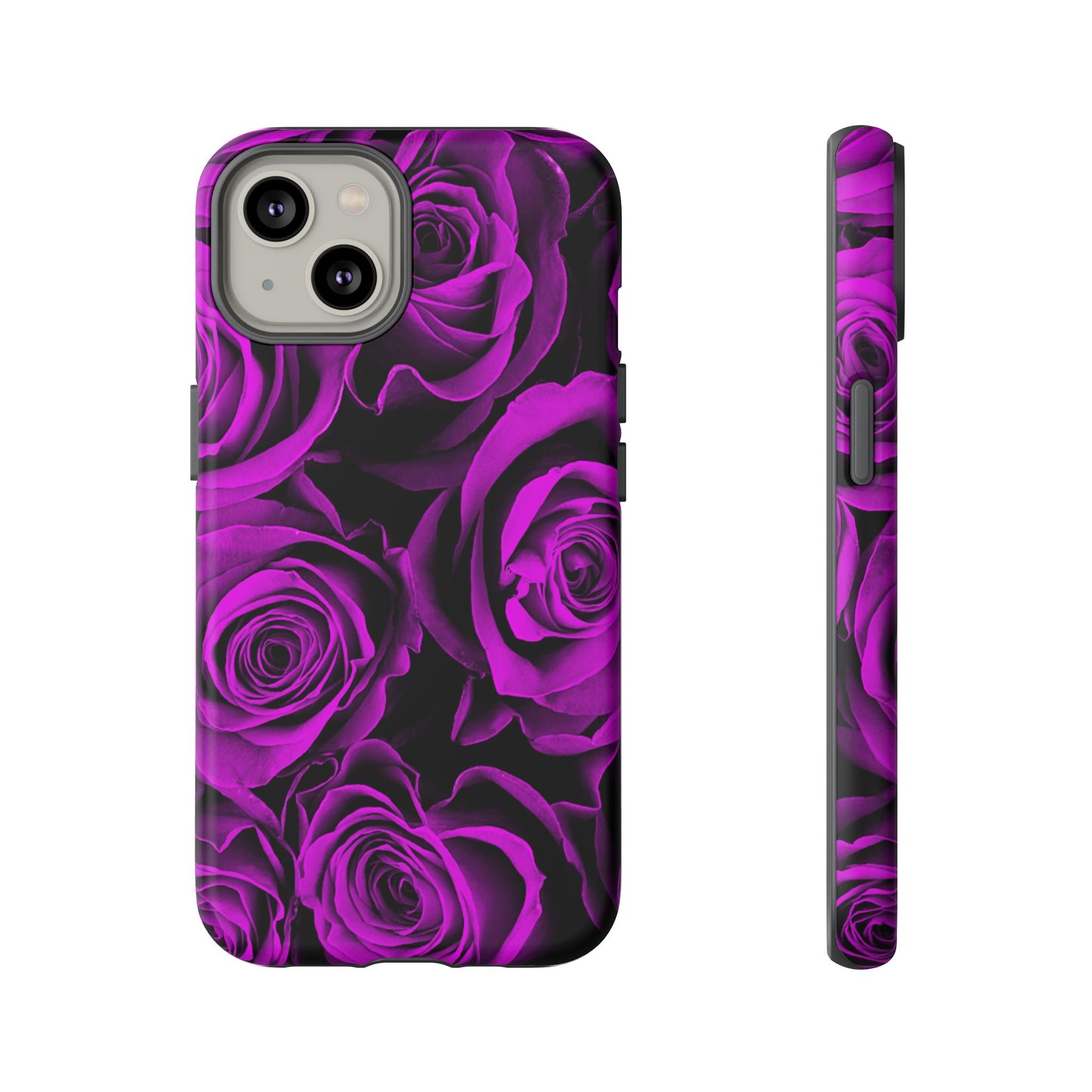 Protective Phone Case – Amethyst Roses