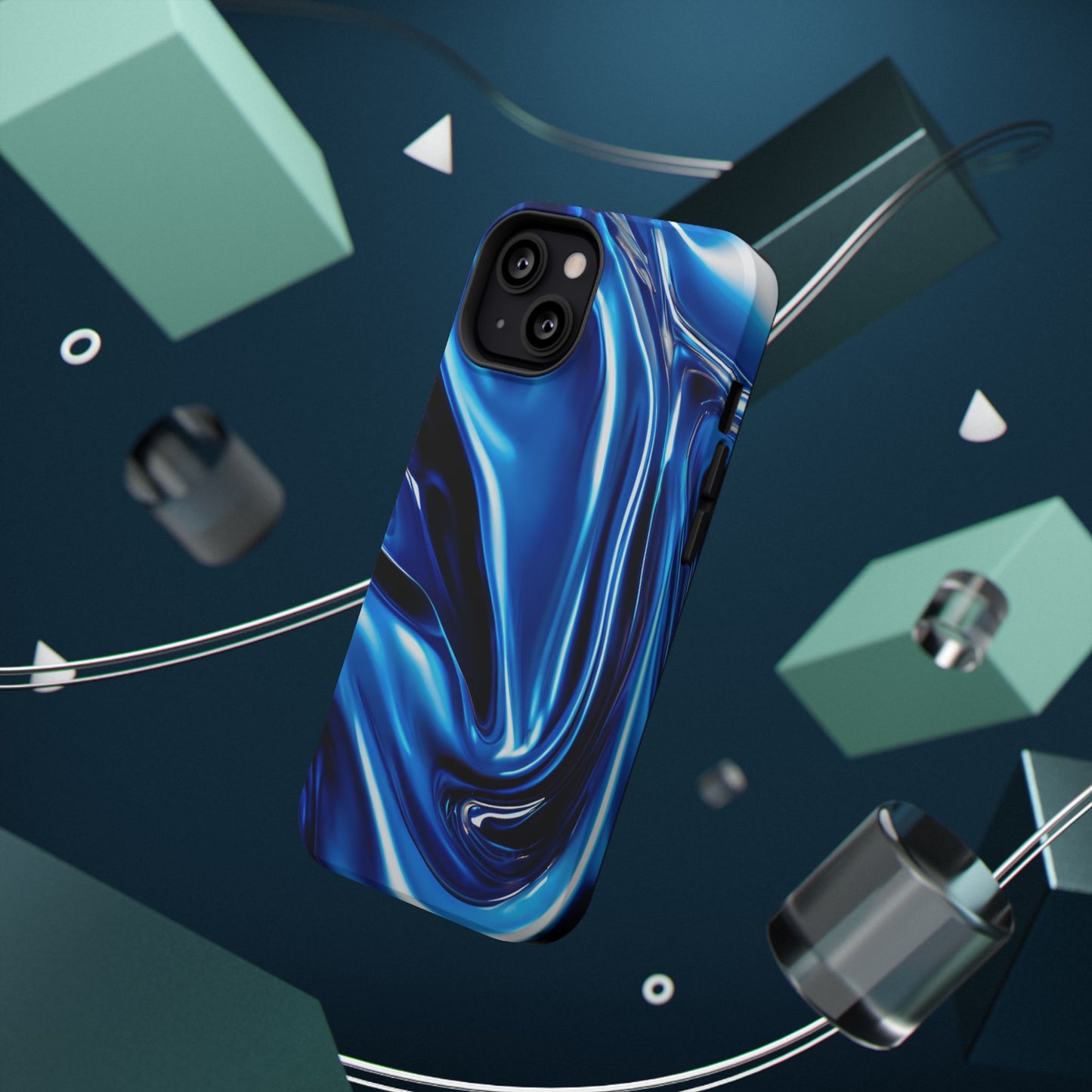 Impact-Resistant Phone Case – Midnight Surge