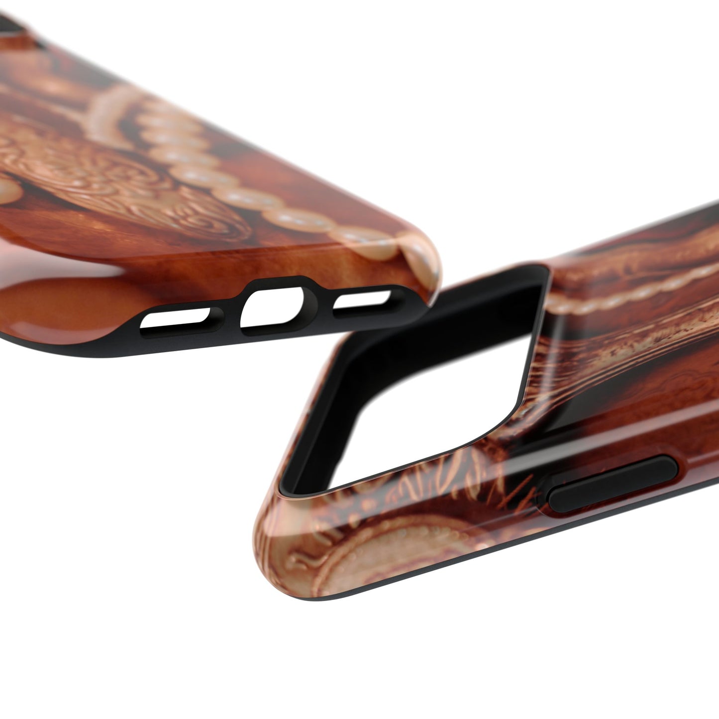 Impact-Resistant Phone Case – Bronze Vanity