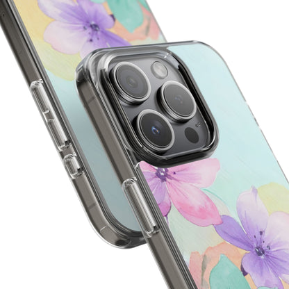 Clear Phone Case – Water Petal