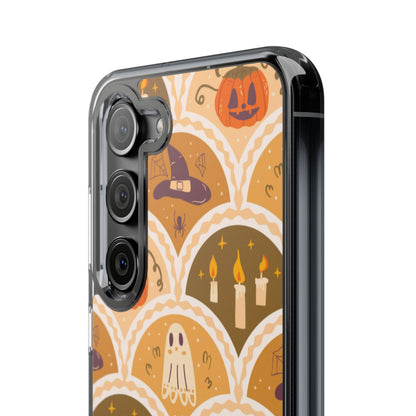 Clear Phone Case – Vintage Haunt – Compatible with iPhone 13–17 & Samsung Galaxy S25–S26 Series