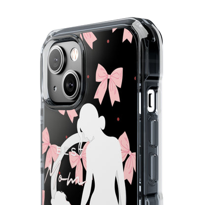 Clear Magnetic Phone Case – Best Mom: My Little Girl