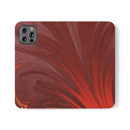 Flip Case – Crimson Current