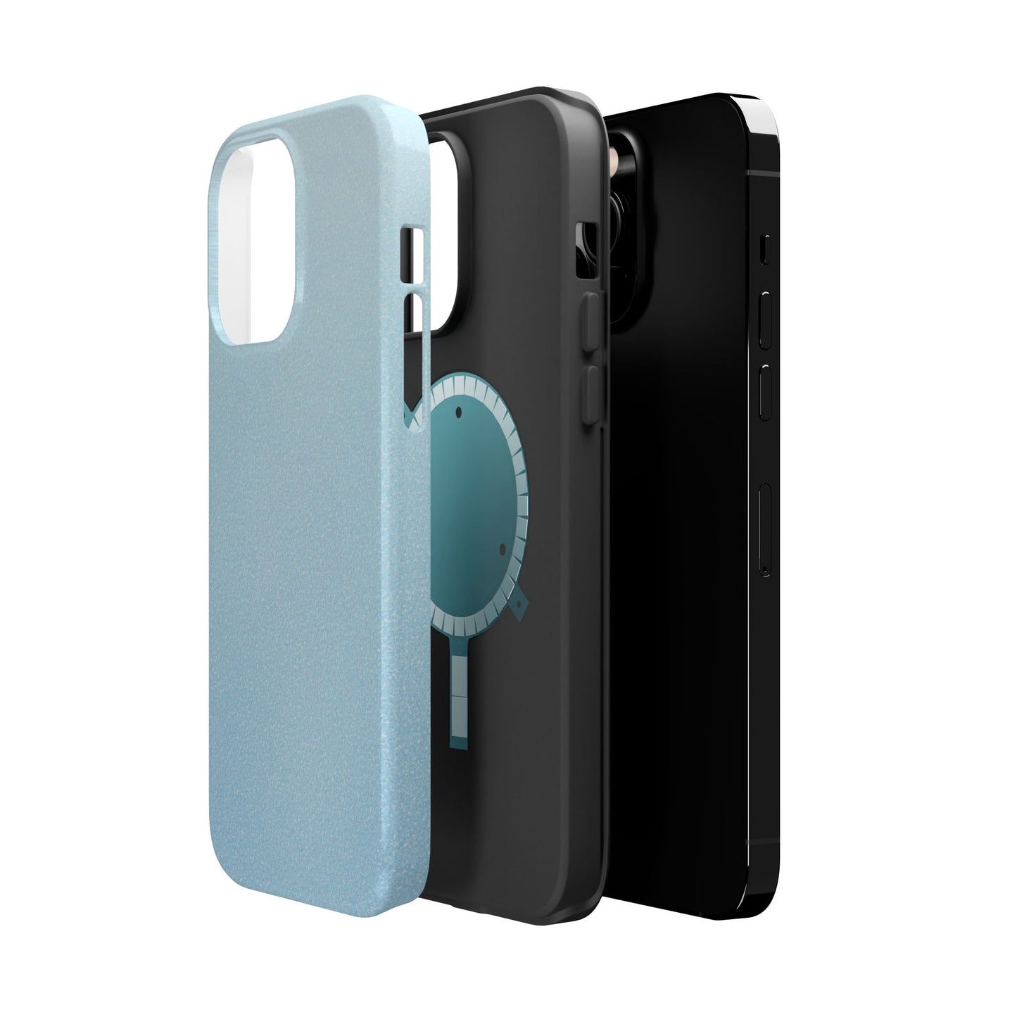 Wireless-Charging Compatible Case – Blue Whisper