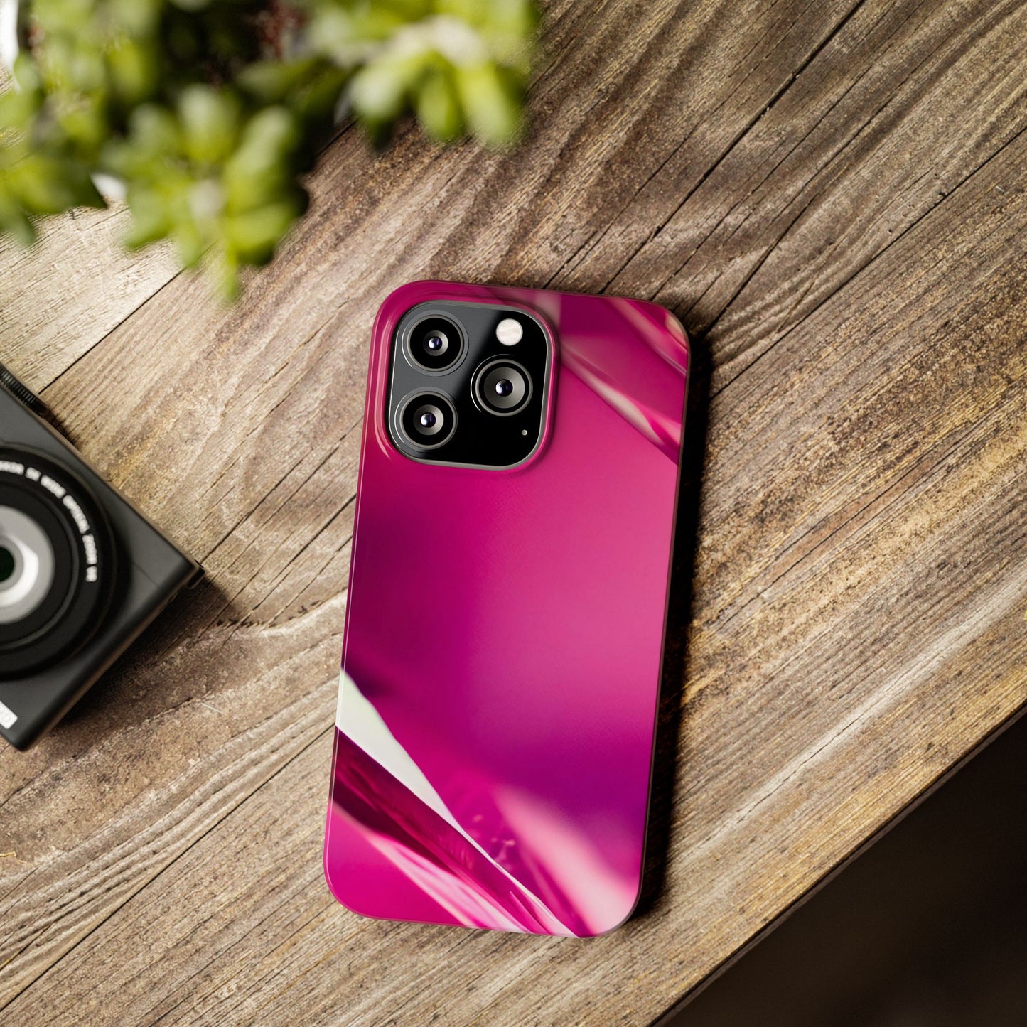Slim Phone Case – Magenta Motion