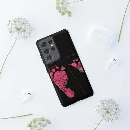 Protective Phone Case – Mom’s Little Pink Footprints