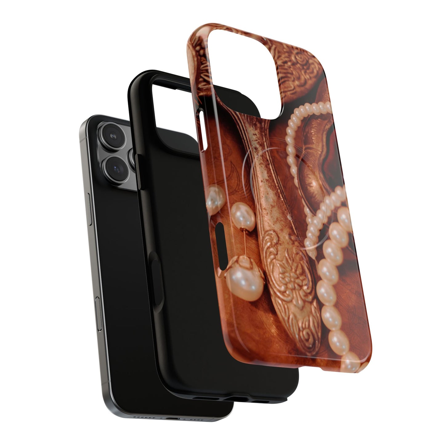 Protective Magnetic Phone Case – Bronze Vanity
