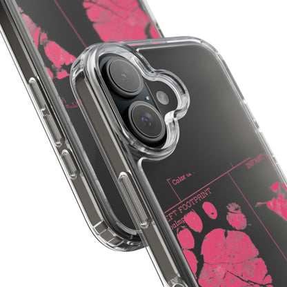 Clear Phone Case – Mom’s Little Pink Footprints