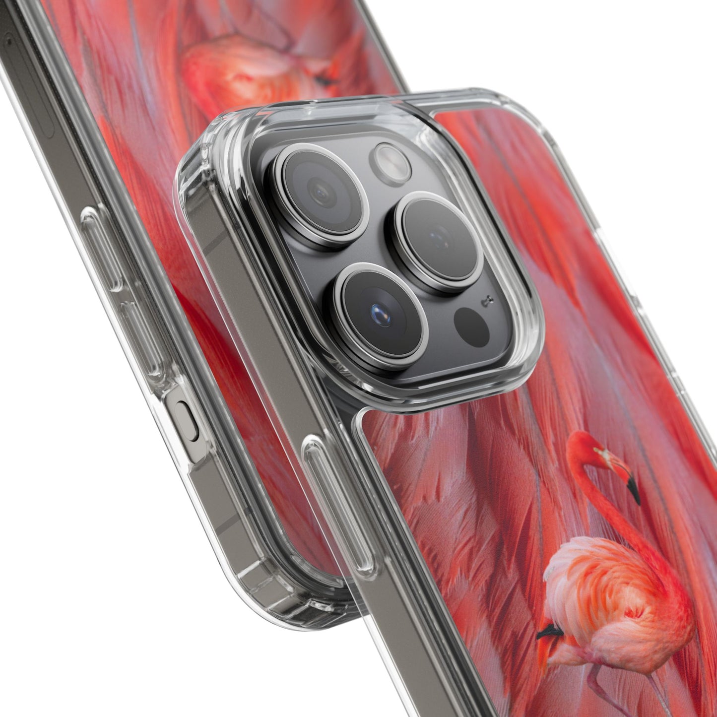 Clear Phone Case – Scarlet Plume