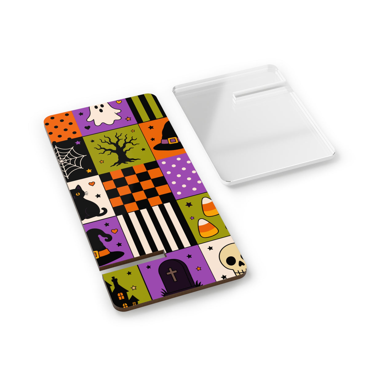 Phone Stand – Spooky Patchwork
