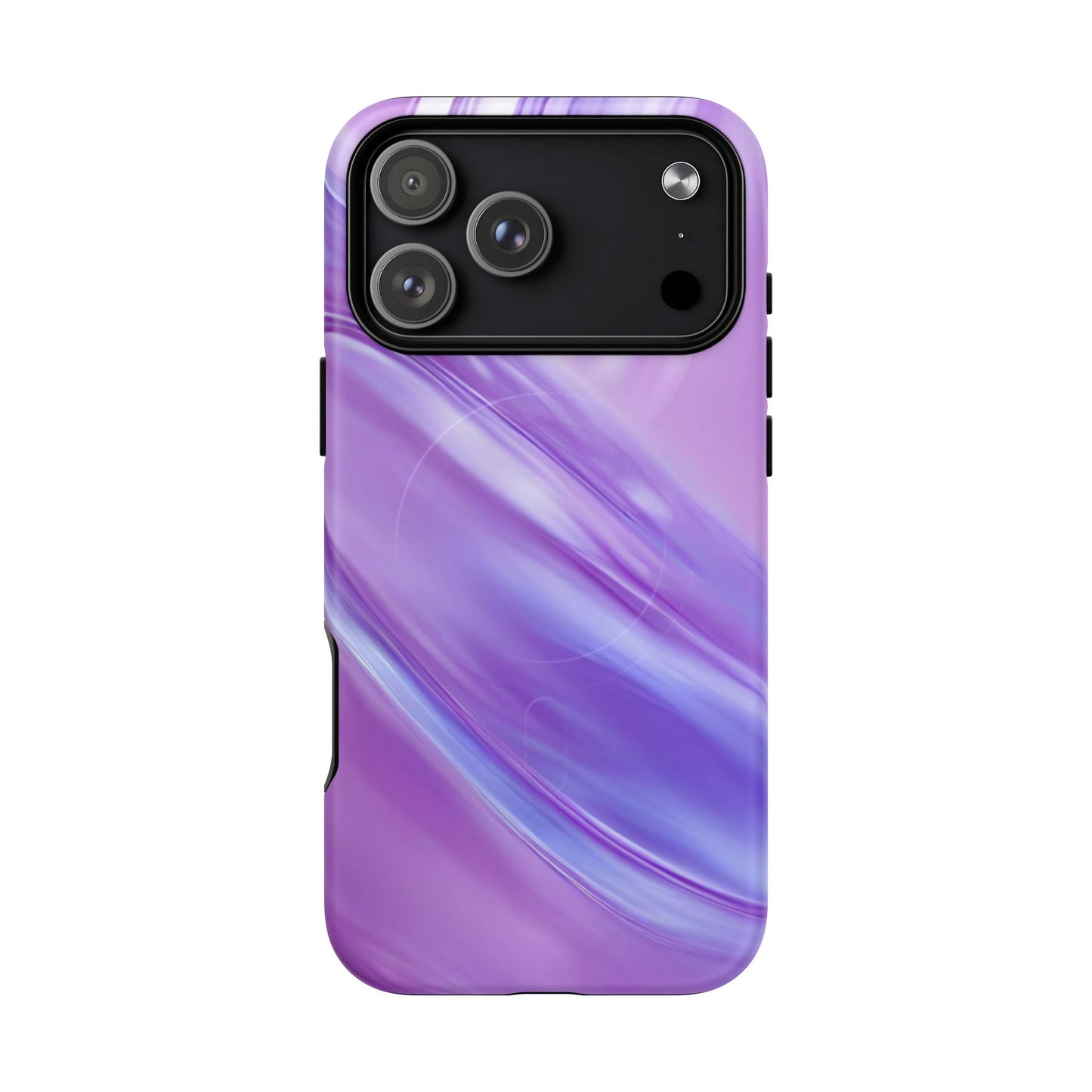 Protective Magnetic Phone Case – Lavender Wave