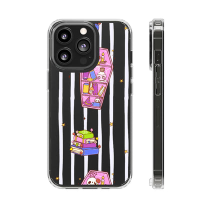 Clear Phone Case – Booked to Death