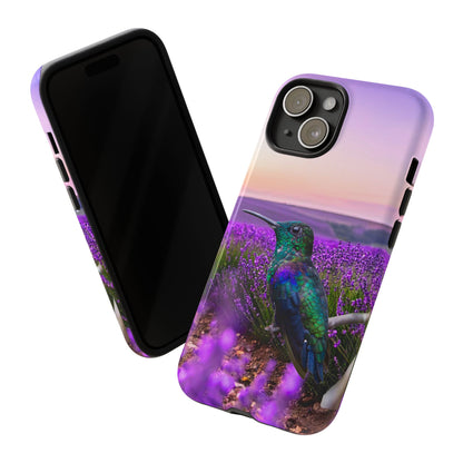 Protective Phone Case – Hummingbird Reverie