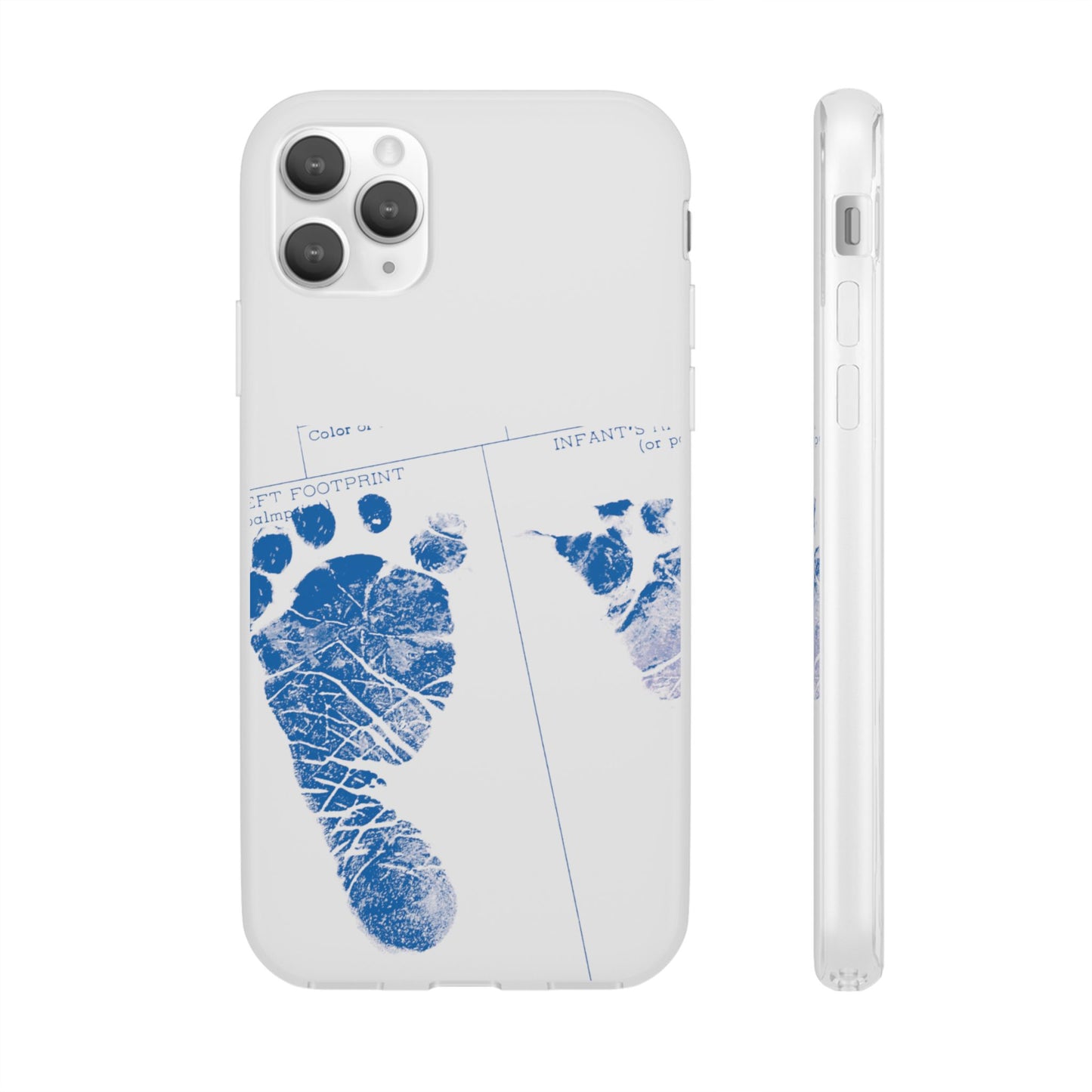 Flexi Case – Mom’s Little Blue Footprints