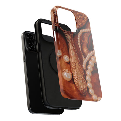Impact-Resistant Phone Case – Bronze Vanity