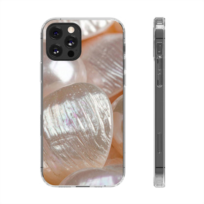 Clear Magnetic Phone Case – Blush Pearl