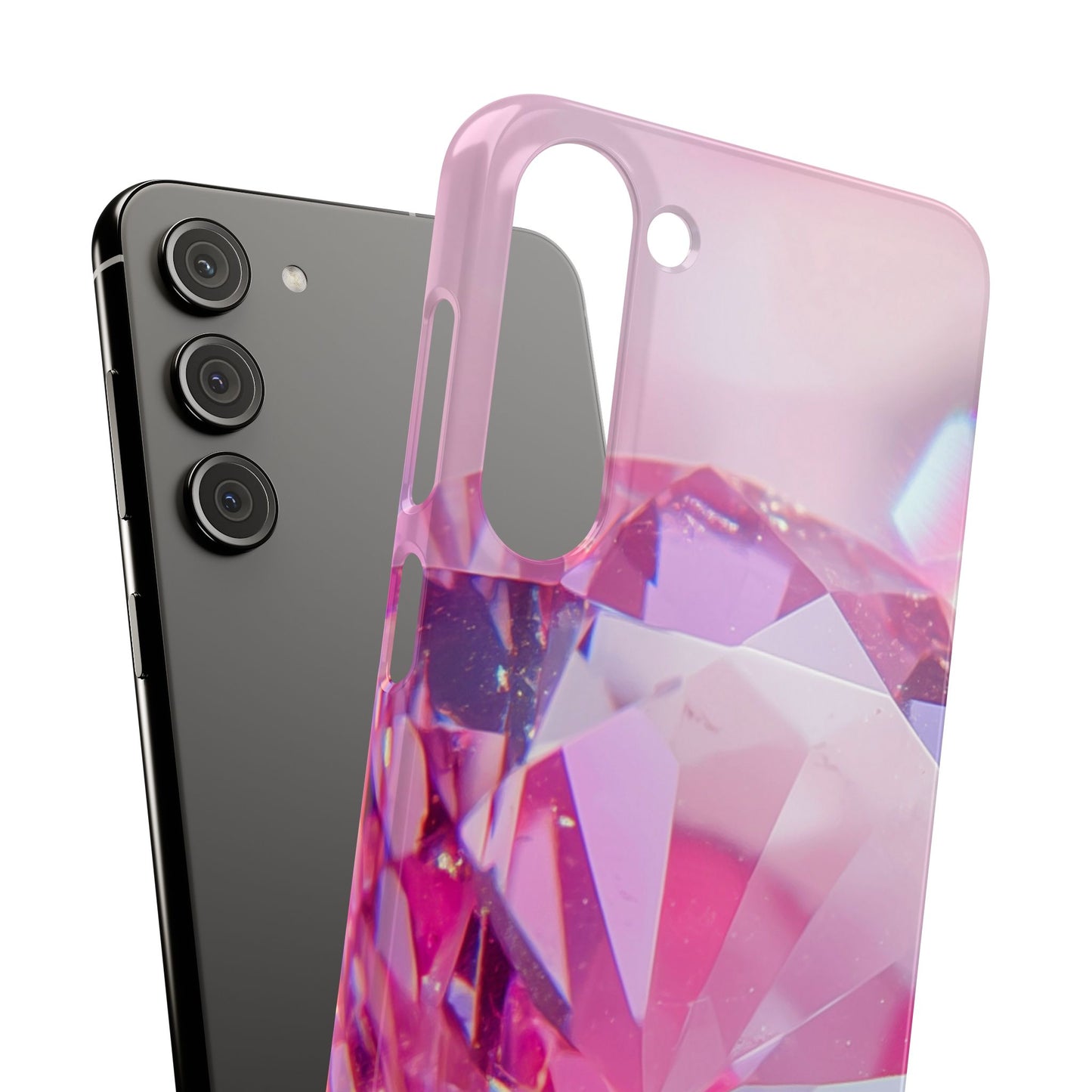Snap Phone Case – Pink Ice