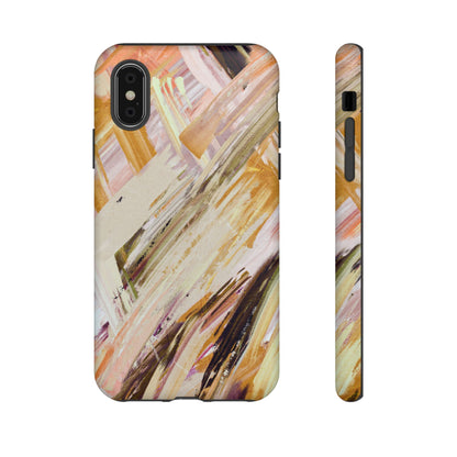 Protective Phone Case – Brush & Bronze