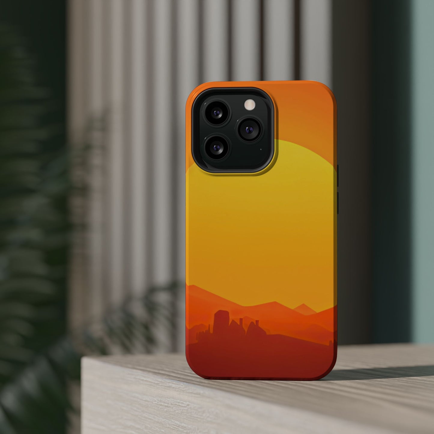 Wireless-Charging Compatible Case – Desert Sunrise