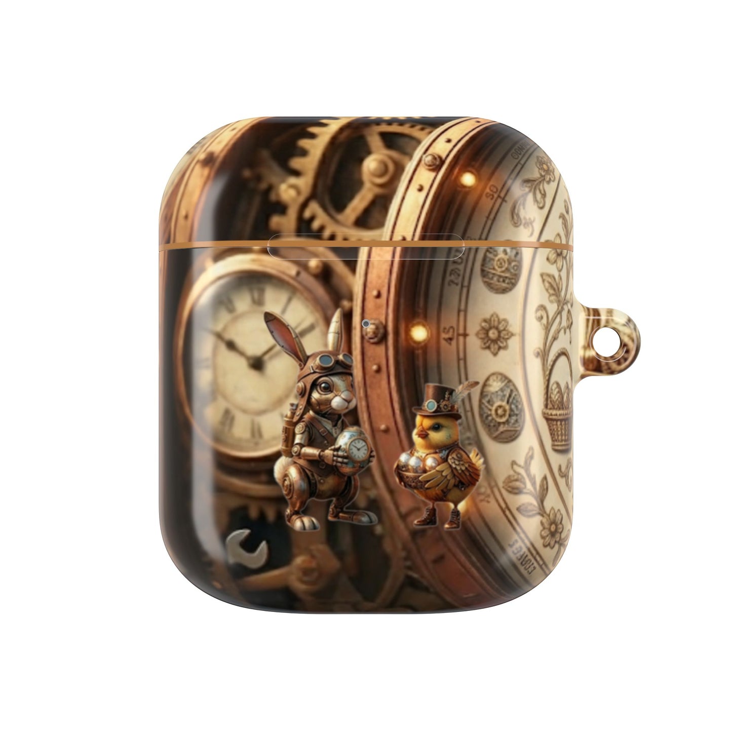 Earbud Case Cover – Clockwork Cottontail