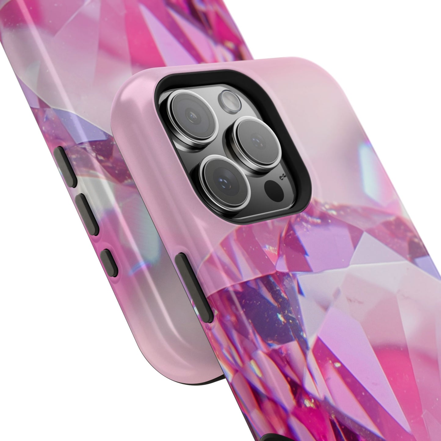 Impact-Resistant Phone Case – Pink Ice